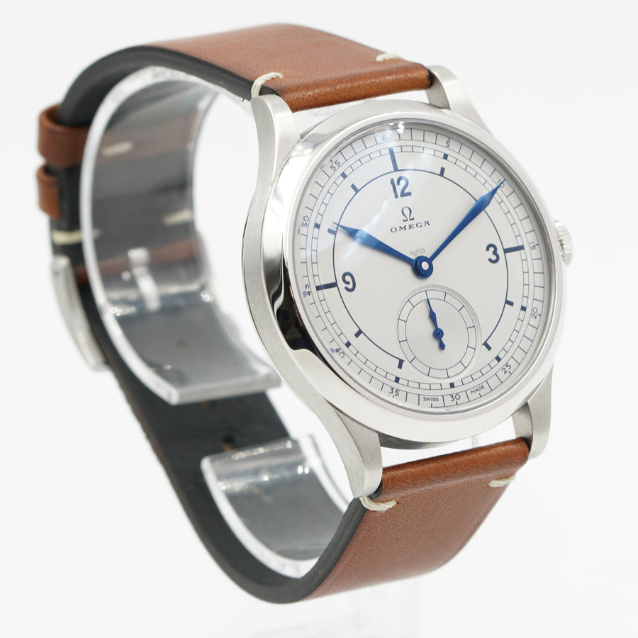 SOLD - Omega Specialties CK859 Silver Dial 511.12.39.21.99.002 B&P COSC 39mm