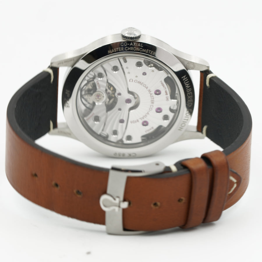 SOLD - Omega Specialties CK859 Silver Dial 511.12.39.21.99.002 B&P COSC 39mm
