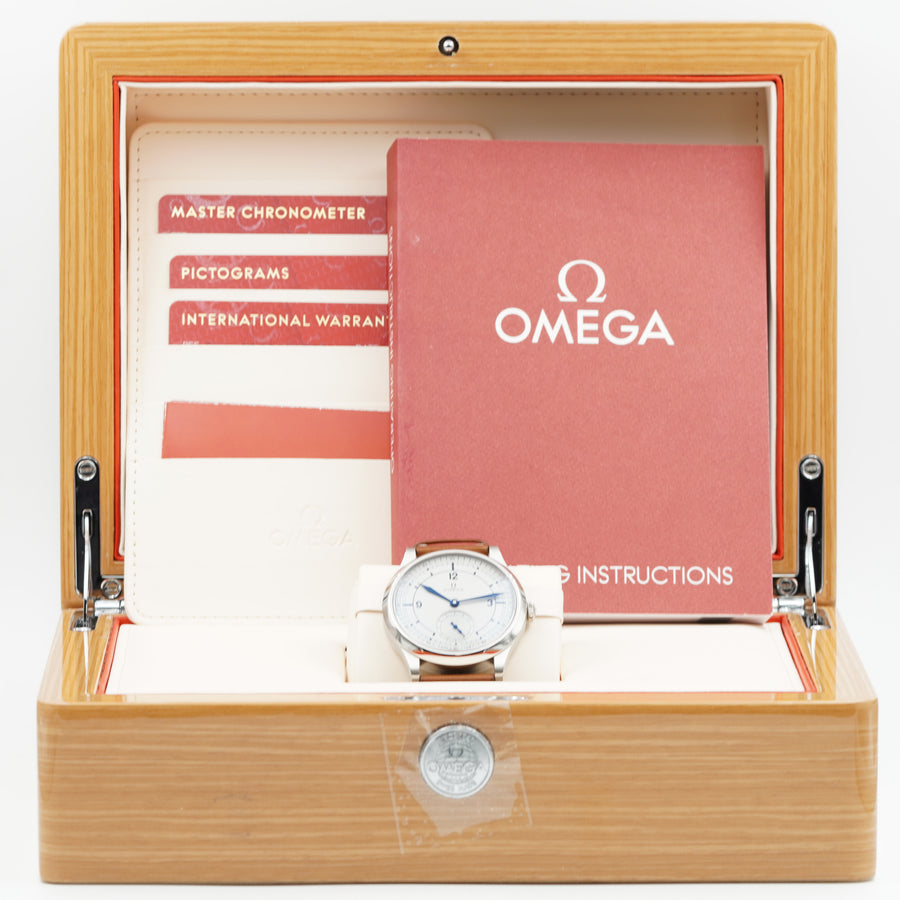 SOLD - Omega Specialties CK859 Silver Dial 511.12.39.21.99.002 B&P COSC 39mm