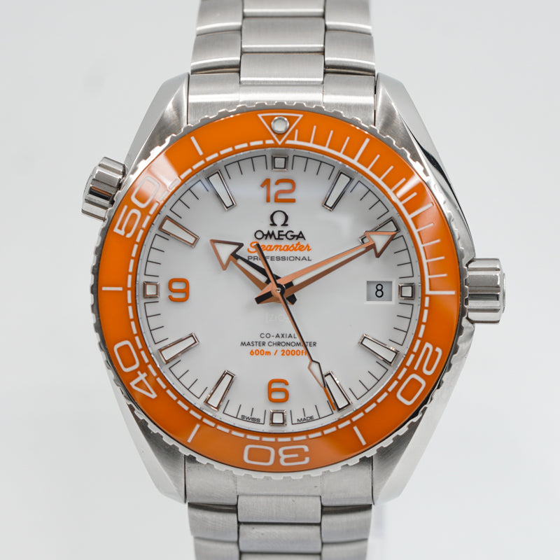 SOLD - Omega Seamaster Planet Ocean Orange Bezel 215.30.44.21.04.001 