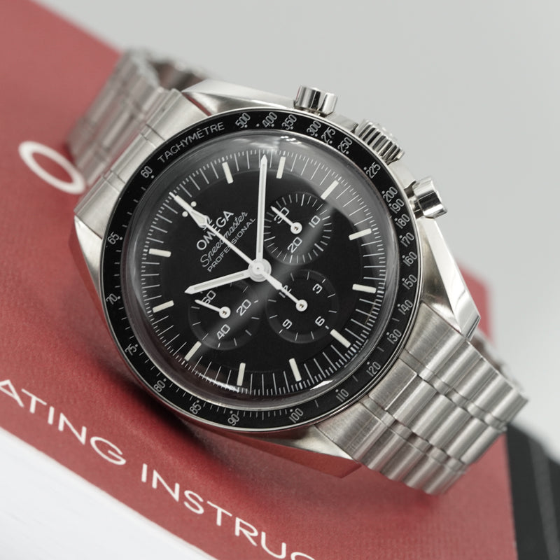 SOLD - 4/7/25 - Omega Speedmaster Moonwatch 310.30.42.50.01.001 B&P '21 Hesalite Professional