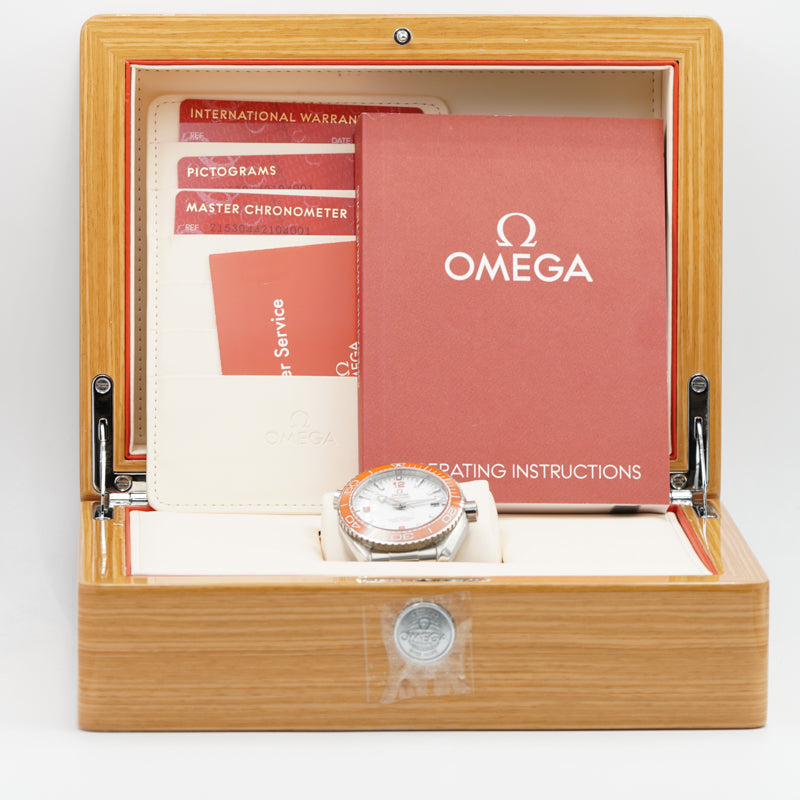 SOLD - Omega Seamaster Planet Ocean Orange Bezel 215.30.44.21.04.001 