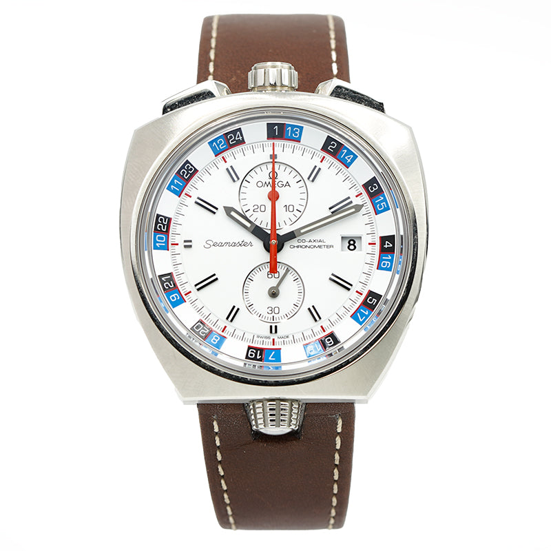 SOLD - 10/05/23 - Omega Seamaster Bullhead Limited Edition Chronograph 225.12.43.50.04.001 B&P