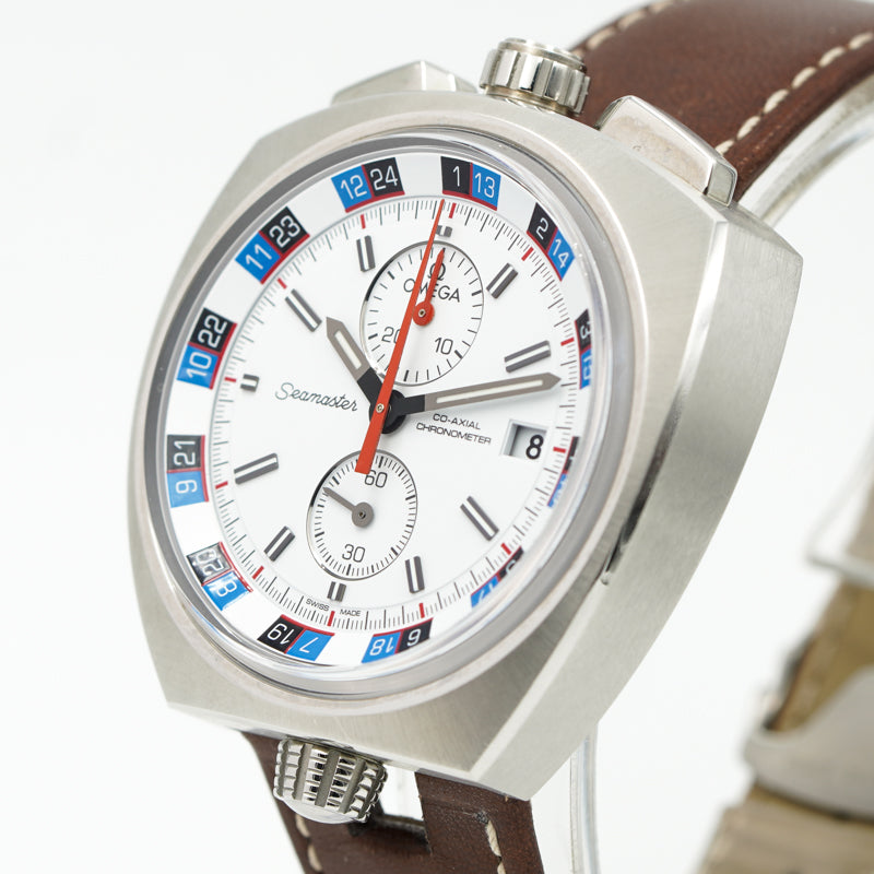 SOLD - 10/05/23 - Omega Seamaster Bullhead Limited Edition Chronograph 225.12.43.50.04.001 B&P