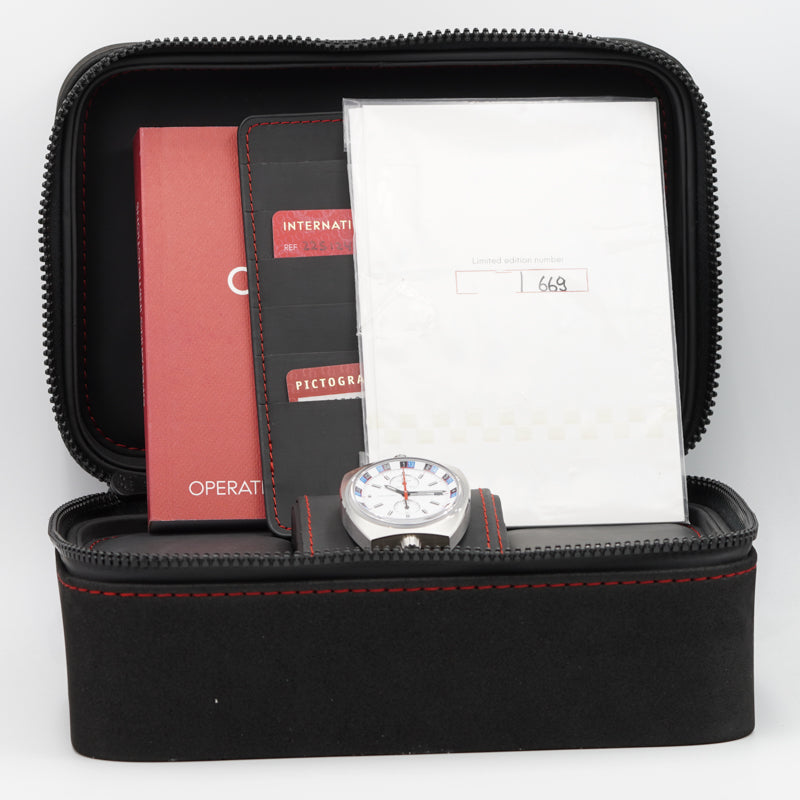 SOLD - 10/05/23 - Omega Seamaster Bullhead Limited Edition Chronograph 225.12.43.50.04.001 B&P