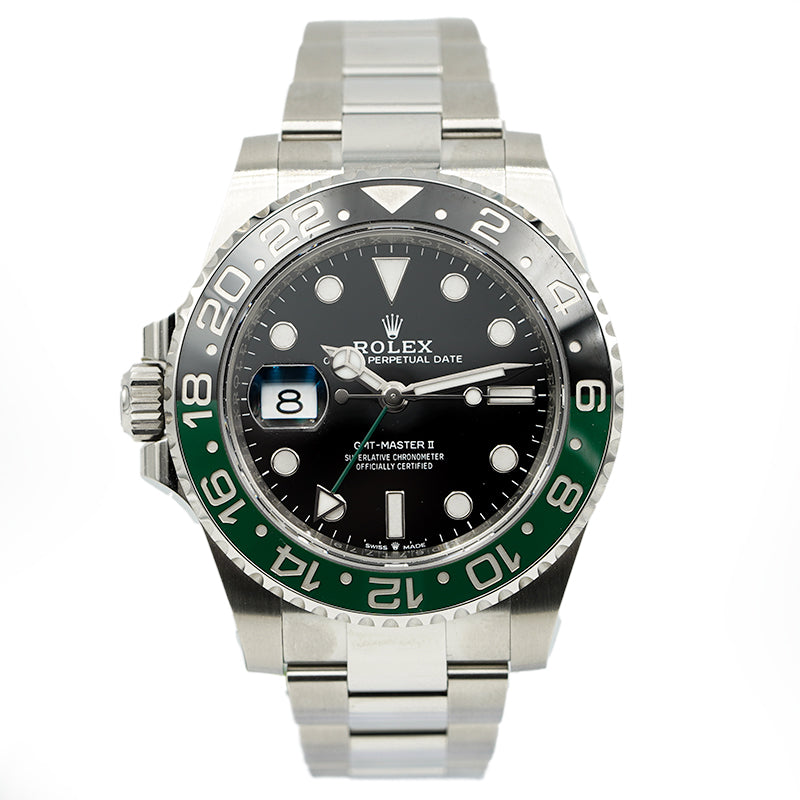 SOLD - 3/9/24 - Rolex Sprite GMT-Master II 126720VTNR '22 B&P Left-Handed