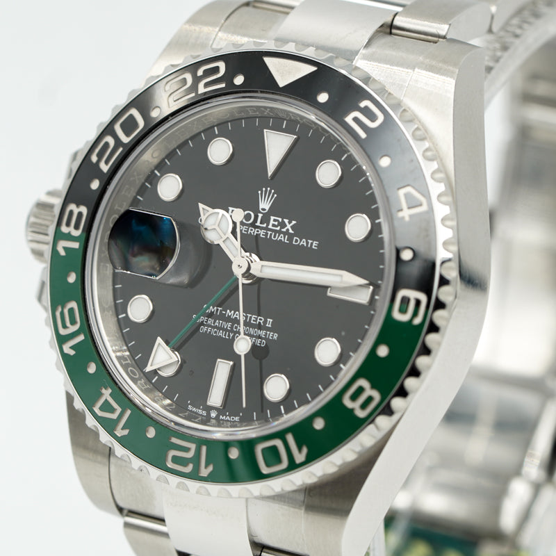 SOLD - 3/9/24 - Rolex Sprite GMT-Master II 126720VTNR '22 B&P Left-Handed