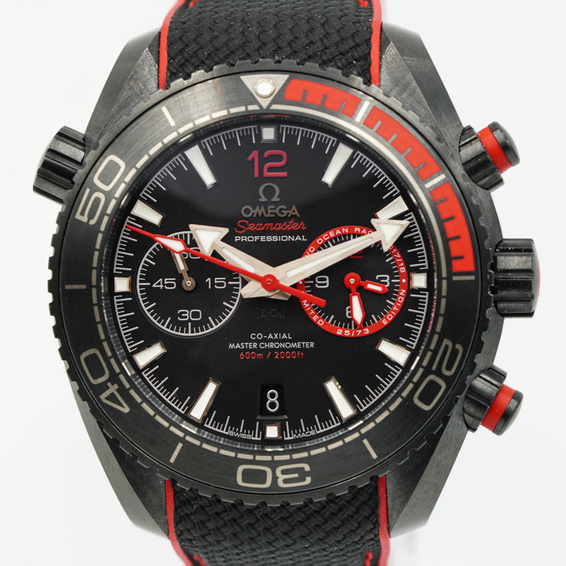 SOLD - 1/29/24 - Omega Seamaster Planet Ocean Volvo Racing Ltd. of 73 B&P 215.92.46.51.01.002