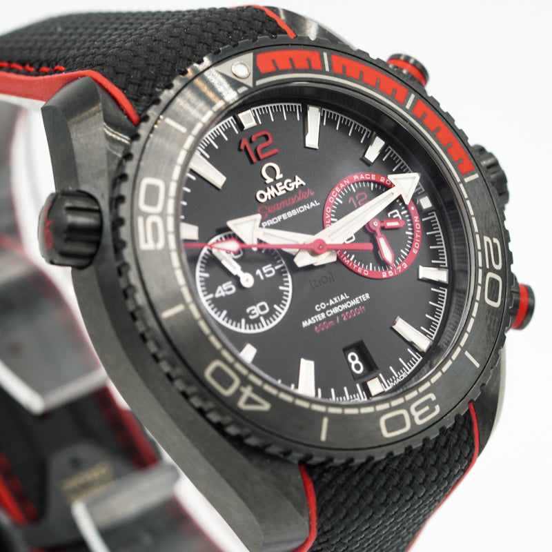 SOLD - 1/29/24 - Omega Seamaster Planet Ocean Volvo Racing Ltd. of 73 B&P 215.92.46.51.01.002