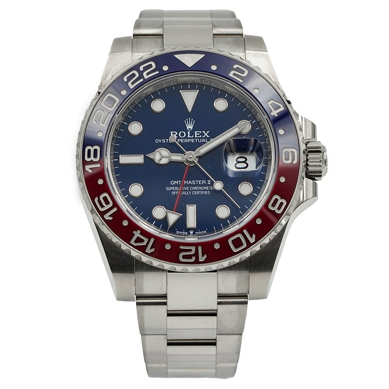 Rolex Pepsi GMT Master II 126719BLRO 40mm B&P 18k White Gold Blue Dial