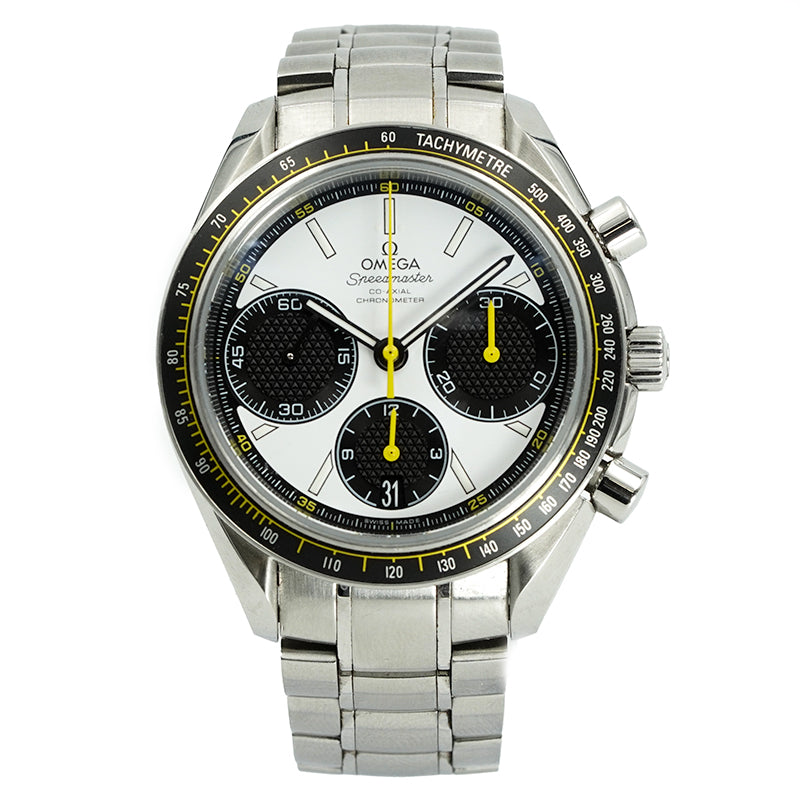 SOLD - 5/8/25 - Omega Speedmaster Racing Chronograph 326.30.40.50.04.001 40mm White Dial