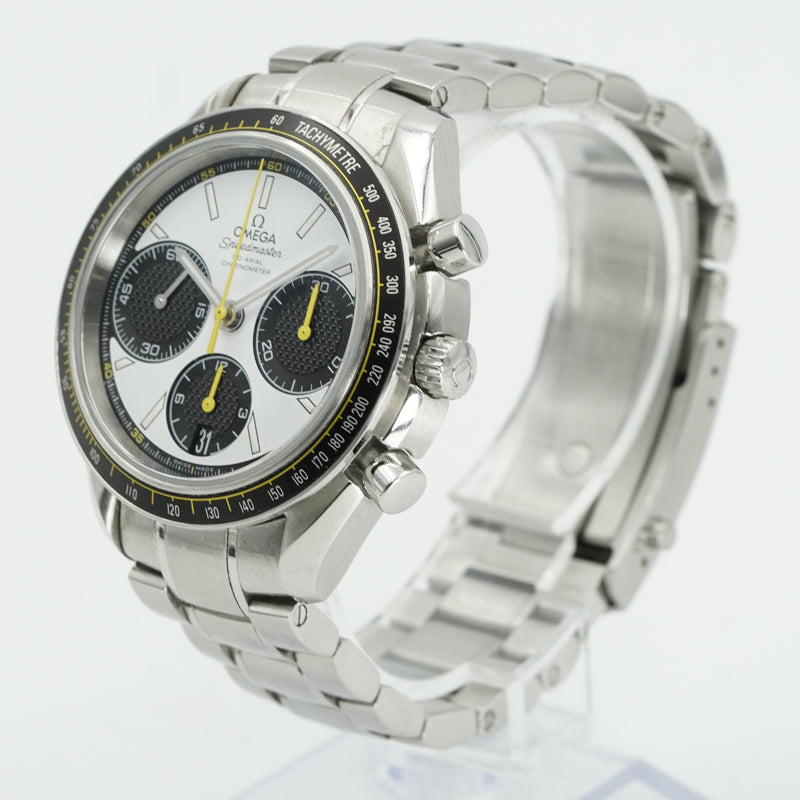 SOLD - 5/8/25 - Omega Speedmaster Racing Chronograph 326.30.40.50.04.001 40mm White Dial