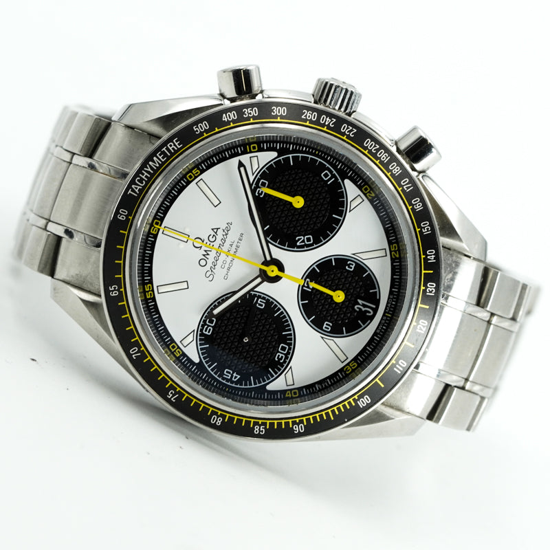 SOLD - 5/8/25 - Omega Speedmaster Racing Chronograph 326.30.40.50.04.001 40mm White Dial