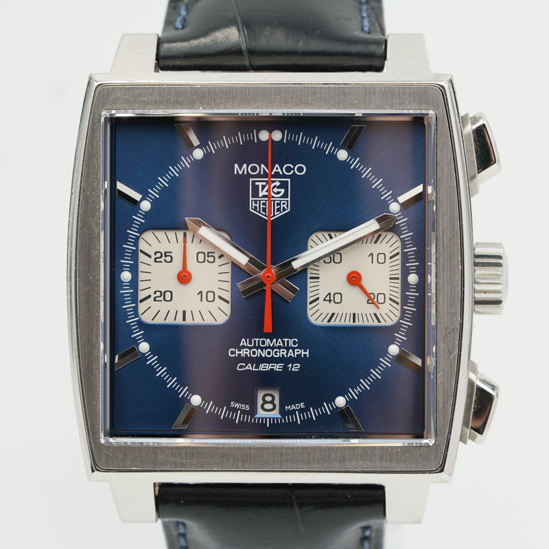 SOLD - 11/29/24 - Tag Heuer Monaco CAW2111.FC6183 Caliber 12 B&P Full Service in 2024