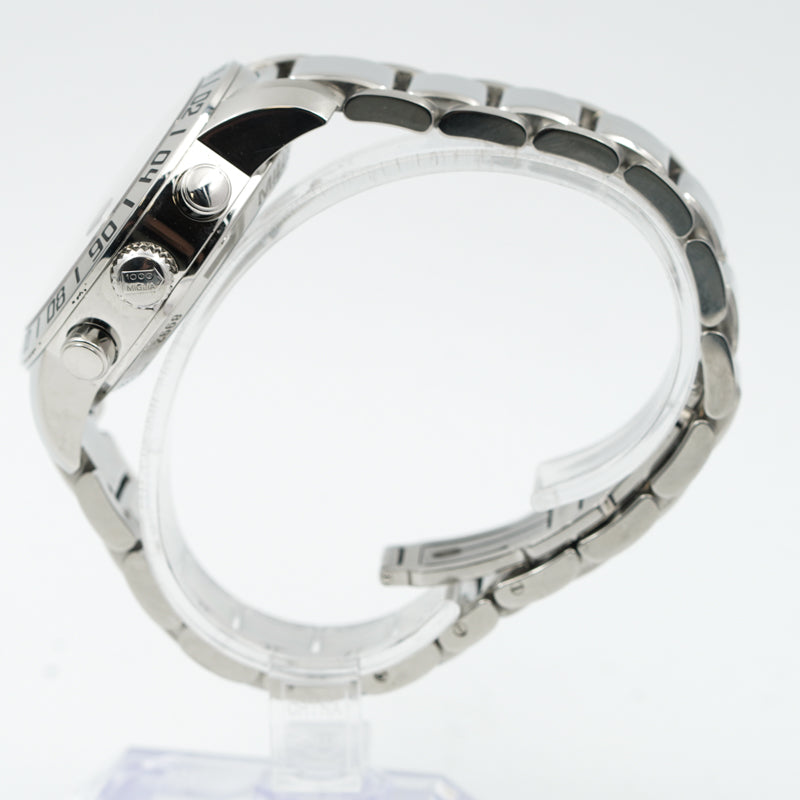 SOLD - Chopard Mille Miglia 158992-3002 GMT Chronograph White Dial B&P 2011