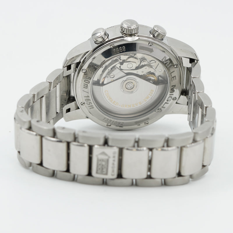 SOLD - Chopard Mille Miglia 158992-3002 GMT Chronograph White Dial B&P 2011