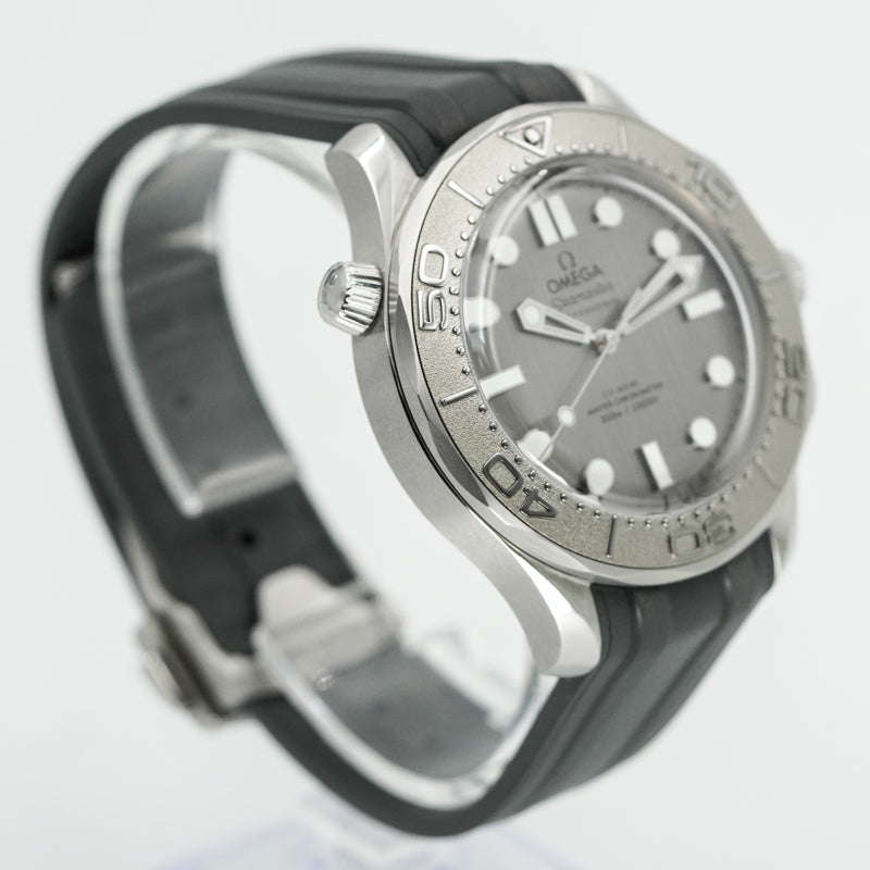 SOLD - 5/20/25 - Omega Seamaster Pro 300M 210.32.42.20.06.002 Silver Dial Rubber Strap B&P 2025