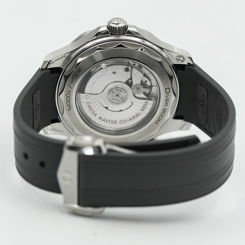 SOLD - 5/20/25 - Omega Seamaster Pro 300M 210.32.42.20.06.002 Silver Dial Rubber Strap B&P 2025