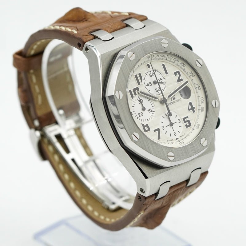 SOLD - 8/6/25 - Audemars Piguet Safari Royal Oak Offshore Chrono 26170ST.OO.D091CR.01 B&P 2018
