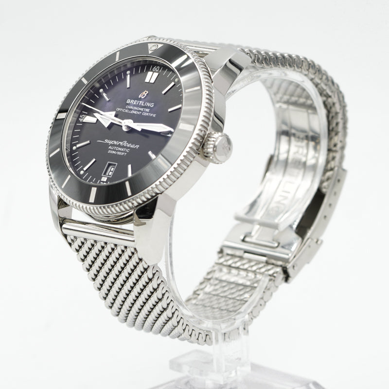 SOLD - 9/6/23 - Breitling Superocean Heritage AB2020121B1A1 B20 46mm Black Dial Rubber Strap