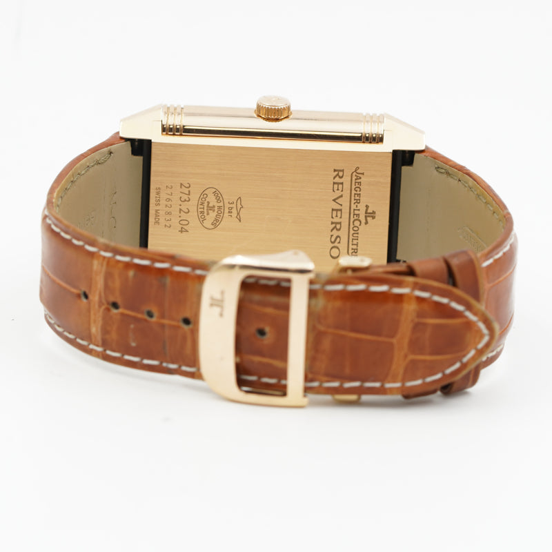 SOLD - 3/30/24 - Jaegar-LeCoultre Grande Reverso 976 18K Rose Gold 273.2.04 B&P '12