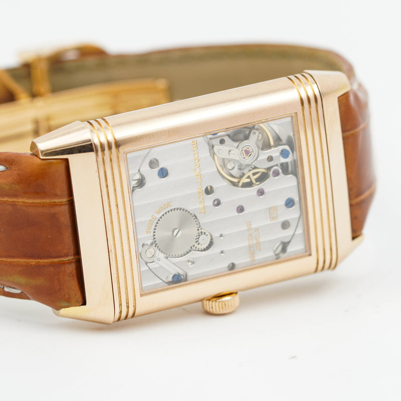 SOLD - 3/30/24 - Jaegar-LeCoultre Grande Reverso 976 18K Rose Gold 273.2.04 B&P '12
