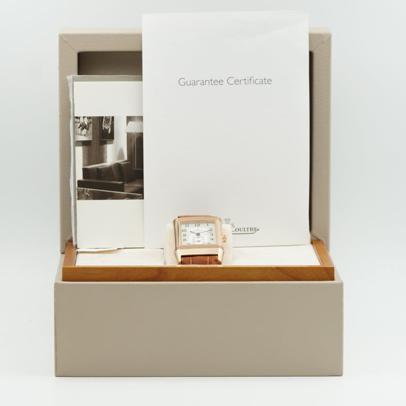 SOLD - 3/30/24 - Jaegar-LeCoultre Grande Reverso 976 18K Rose Gold 273.2.04 B&P '12