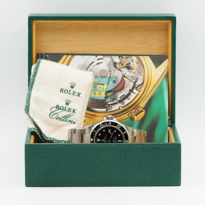 SOLD - 11/16/21 - Rolex Sea-Dweller 16600 Black Dial and Bezel with Box 40mm