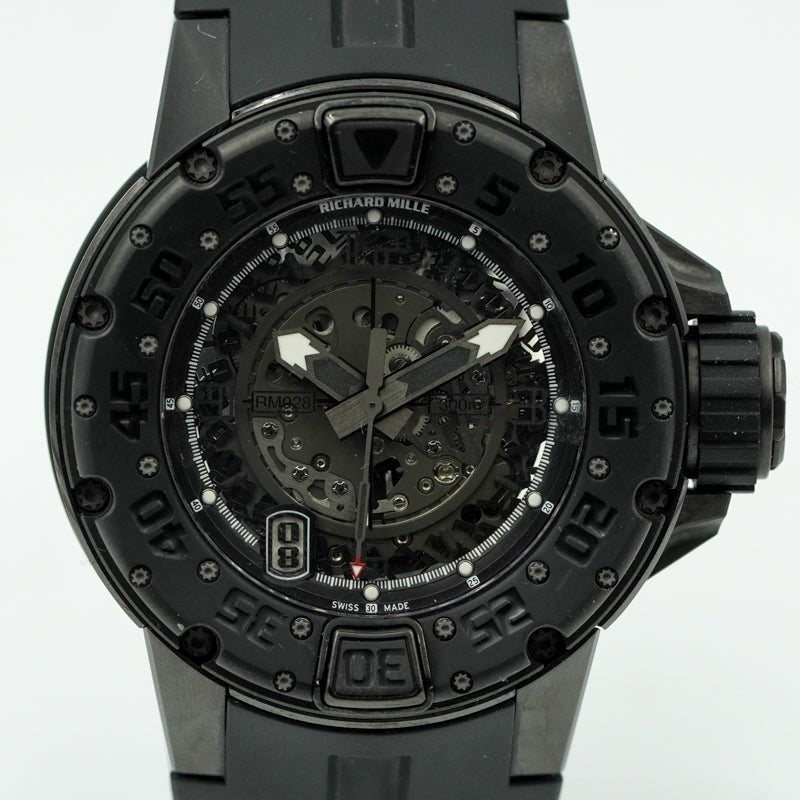 Richard Mille RM028 Black DLC Boutique Limited Edition Titanium 47mm