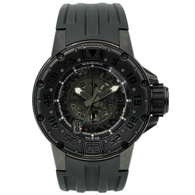 Richard Mille RM028 Black DLC Boutique Limited Edition Titanium 47mm