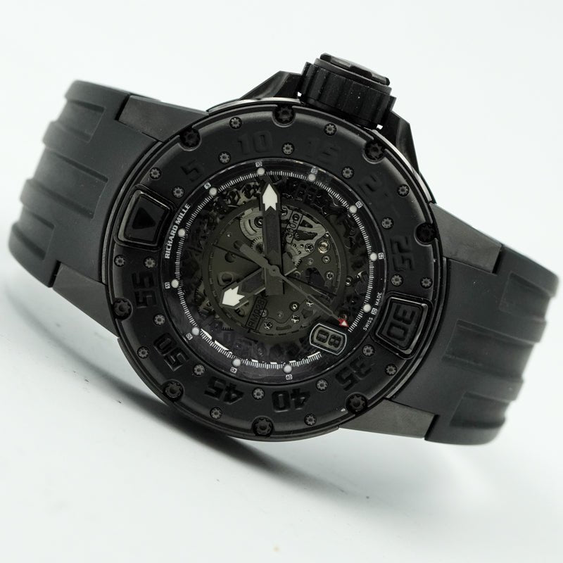 Richard Mille RM028 Black DLC Boutique Limited Edition Titanium 47mm