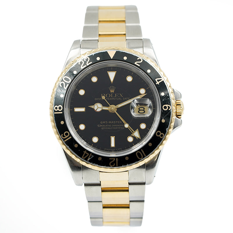 Rolex GMT Master II 16713 Two-Tone Circa 1994 w. Box 40mm