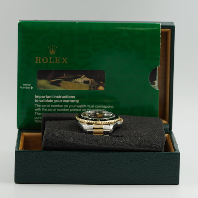 Rolex GMT Master II 16713 Two-Tone Circa 1994 w. Box 40mm