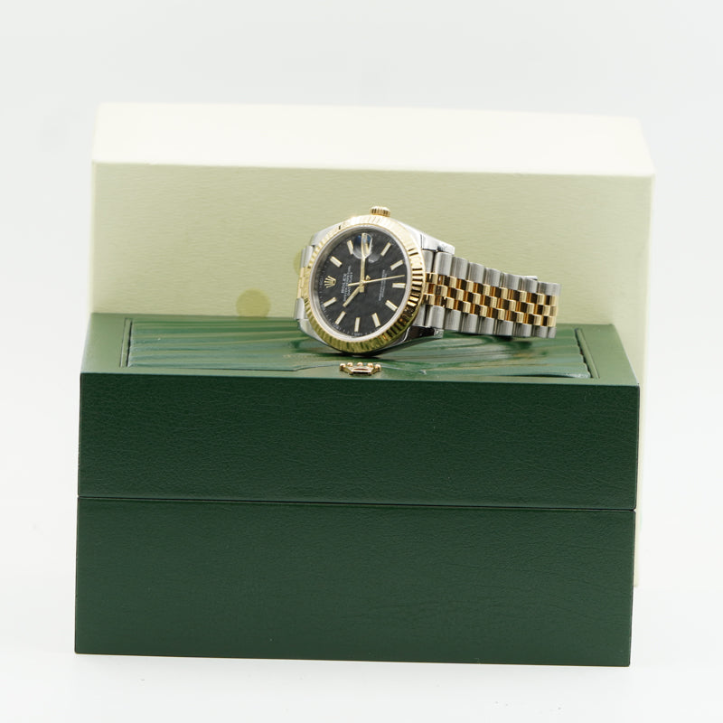 SOLD - 11/28/23 - Rolex 126333 Datejust 41mm Two-Tone Gold & Steel W/Box Black Dial