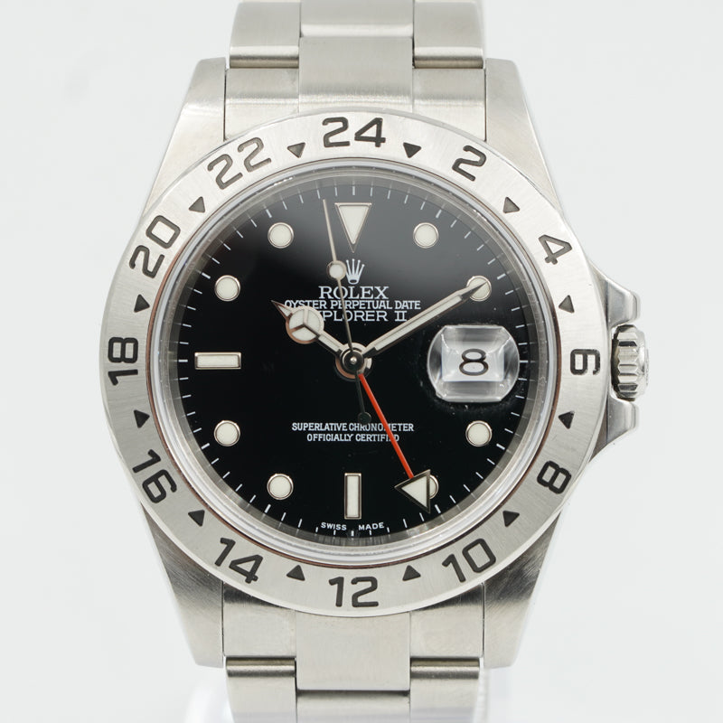 SOLD - 11/19/23 - Rolex Explorer II 16570 Black Dial 40mm w/Box