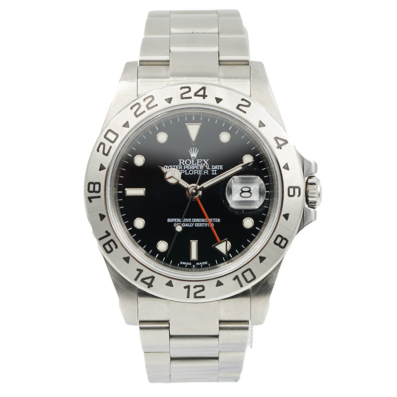 SOLD - 11/19/23 - Rolex Explorer II 16570 Black Dial 40mm w/Box