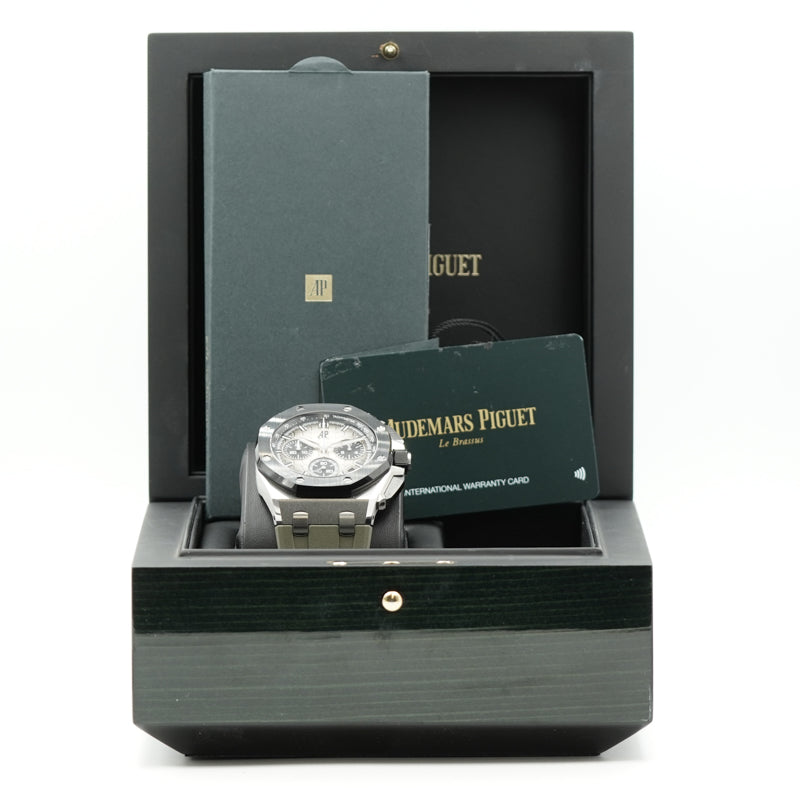 SOLD - 1/25/25 - Audemars Piguet Royal Oak Offshore 26420SO.OO.A600CA.01 B&P Grey Dial