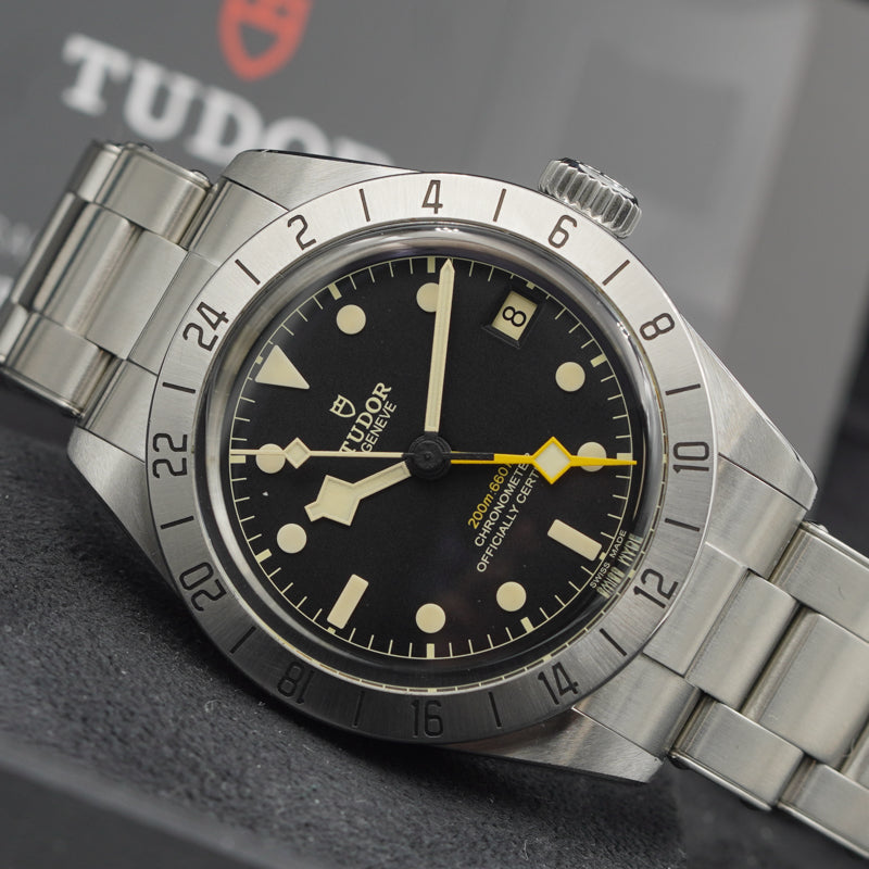 SOLD - 11/26/23 - Tudor Black Bay Pro GMT B&P '22 M79470 39mm Steel Bracelet