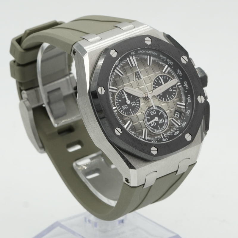 SOLD - 1/25/25 - Audemars Piguet Royal Oak Offshore 26420SO.OO.A600CA.01 B&P Grey Dial