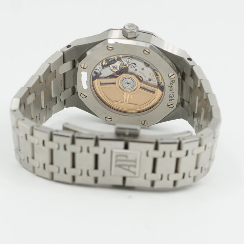 SOLD - 12/19/23 - Audemars Piguet 37mm Royal Oak Blue & Steel 15451ST.ZZ.1256ST.03 B&P
