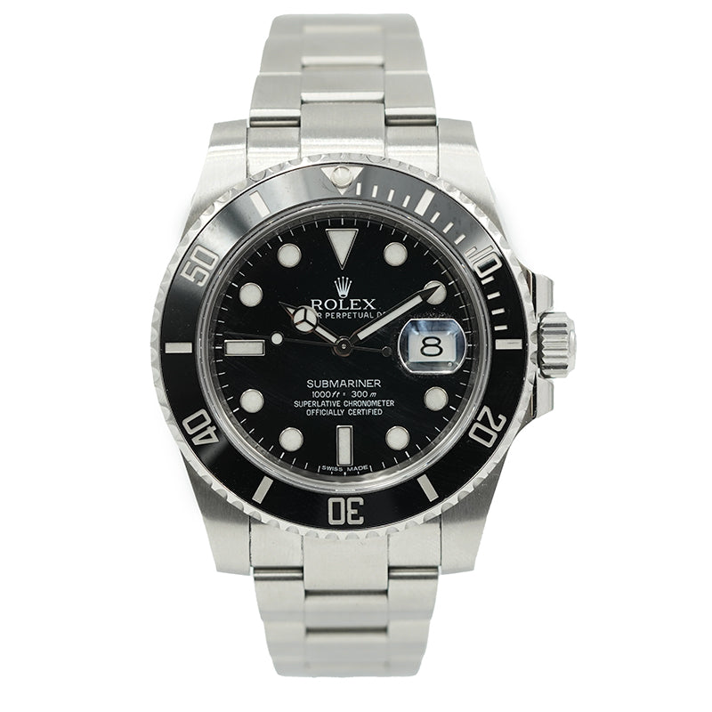 SOLD - 11/20/2024 - Rolex Submariner Date Ceramic 116610LN 40mm Black w. Card 2012