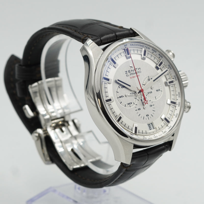 SOLD - 1/29/24 - Zenith El Primero Sport 45mm Chronograph B&P 2018 03.2280.400