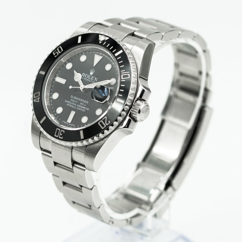 SOLD - 11/20/2024 - Rolex Submariner Date Ceramic 116610LN 40mm Black w. Card 2012
