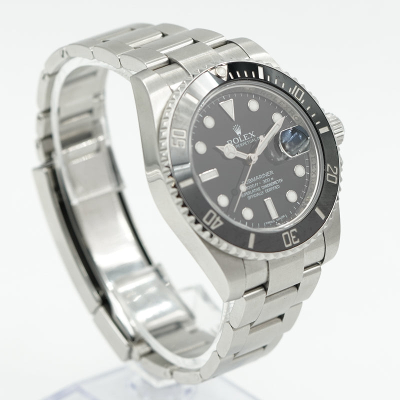 SOLD - 11/20/2024 - Rolex Submariner Date Ceramic 116610LN 40mm Black w. Card 2012