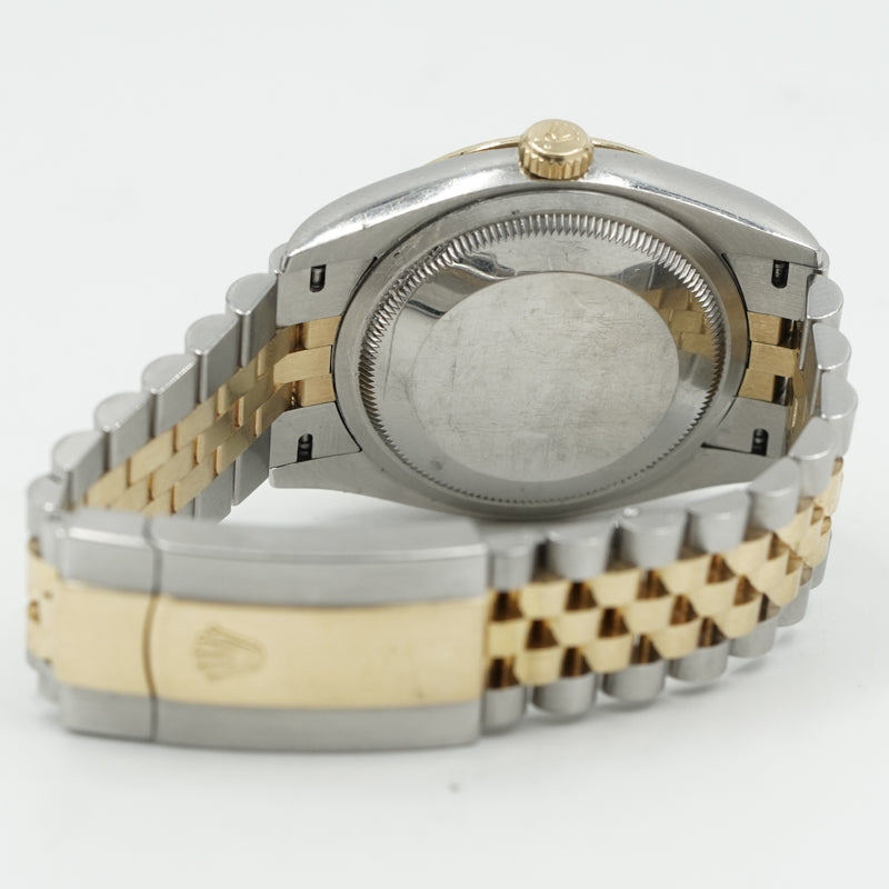 SOLD - 10/31/24 - Rolex Datejust 126233 Two-Tone MOP Dial Diamond Indices 36mm Jubilee Fluted