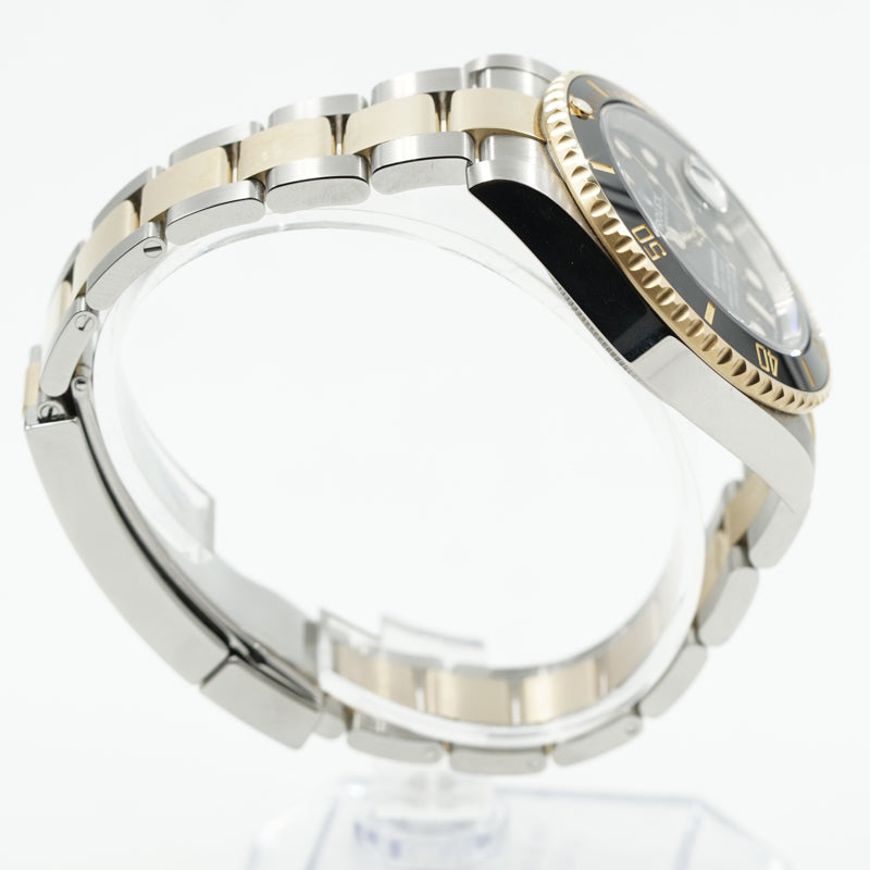 SOLD - 11/22/24 - Rolex Submariner 116613LB Two Tone Black Dial 40mm B&P 2019