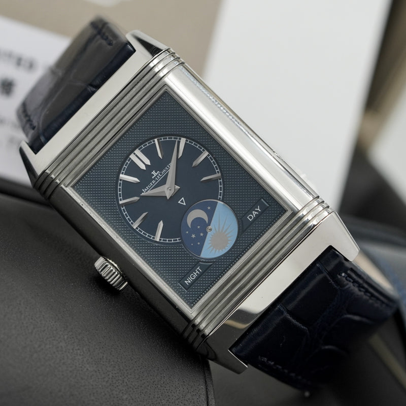 SOLD - 9/9/24 - Jaegar-LeCoultre Reverso Tribute Q3958420 Moon Duoface B&P 2022