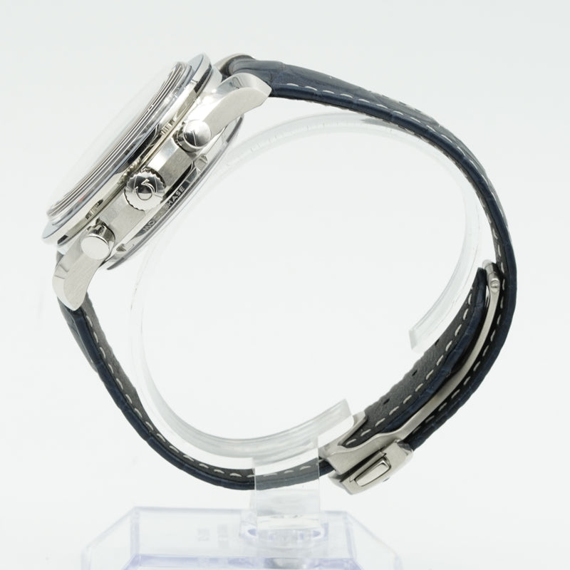 SOLD - 1/15/24 - Omega Speedmaster Moonphase Blue Dial 304.34.45..02.03.001 Chronograph '23 B&P
