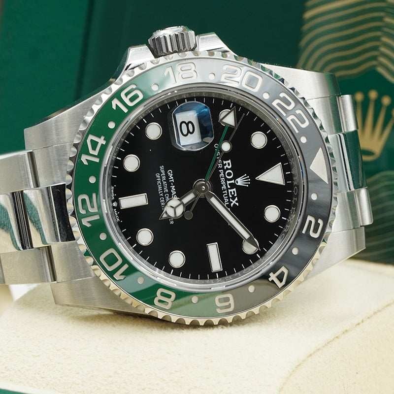 SOLD - 3/9/24 - Rolex Sprite GMT-Master II 126720VTNR '22 B&P Left-Handed