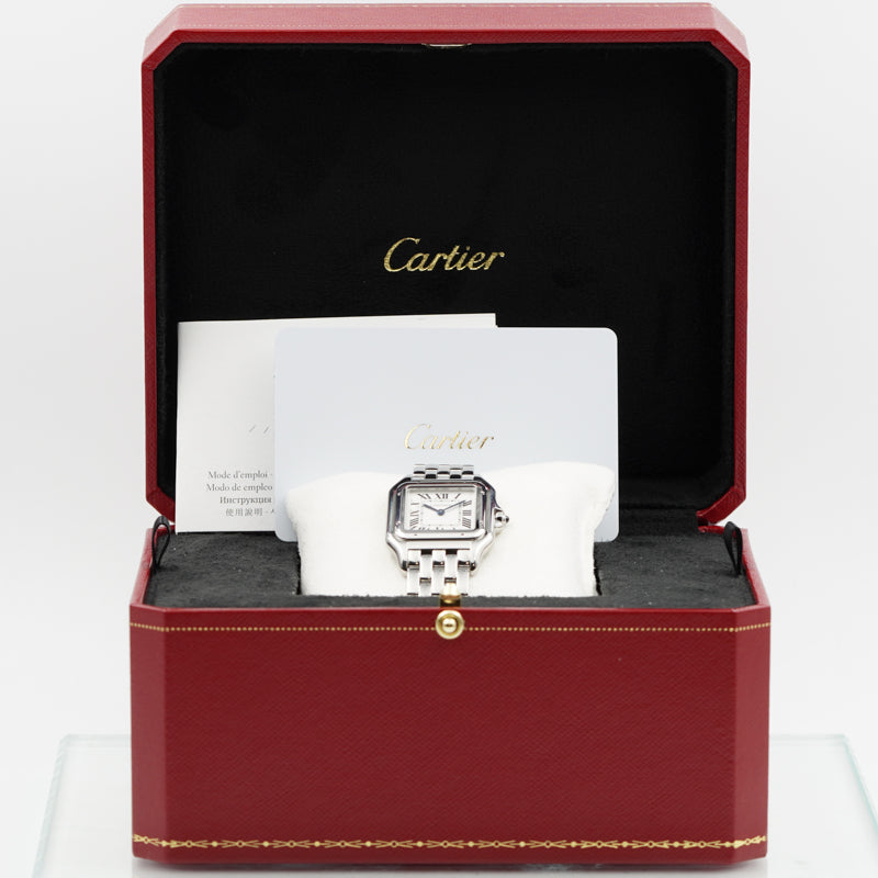 SOLD - 1/23/24 - Cartier Panthere de Cartier Stainless Steel Quartz 2023 B&P WSPN0007